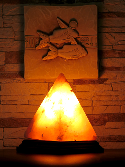 Soľná lampa - Pyramída 2-4 kg