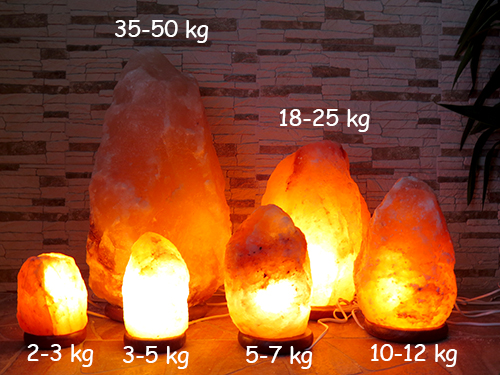 Soľná lampa neopracovaná 3-5 kg